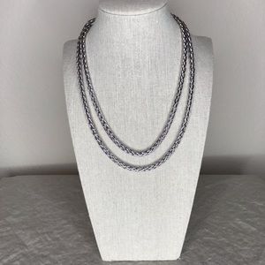 Bronzo Italia White Wheat Chain 36”